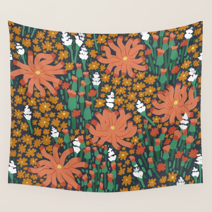 Floret in the closet Wall Tapestry Gallery Image 1