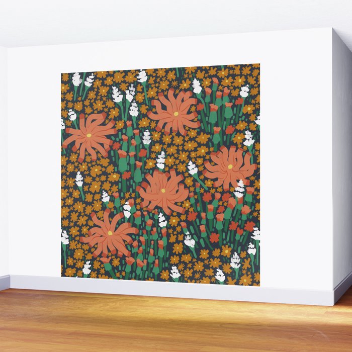 Floret in the closet Wall Mural Gallery Image 2
