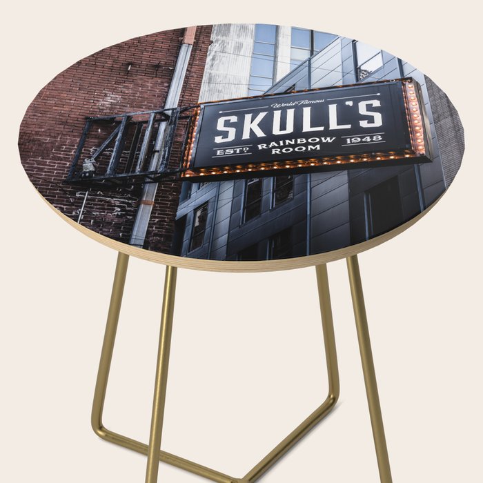 Skull's Rainbow Room Nashville Tennessee Side Table Gallery Image 2