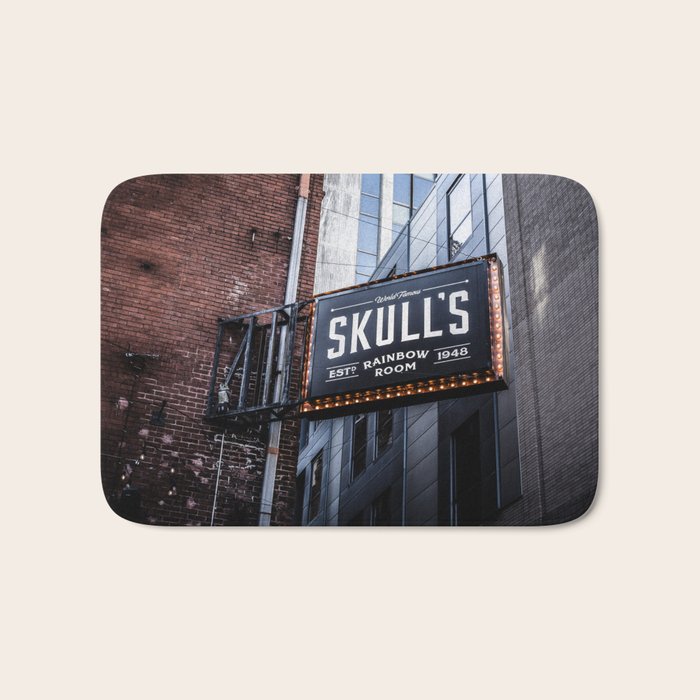Skull's Rainbow Room Nashville Tennessee Bath Mat Gallery Image 1