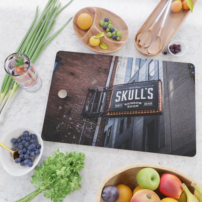 Skull's Rainbow Room Nashville Tennessee Cutting Board Gallery Image 2