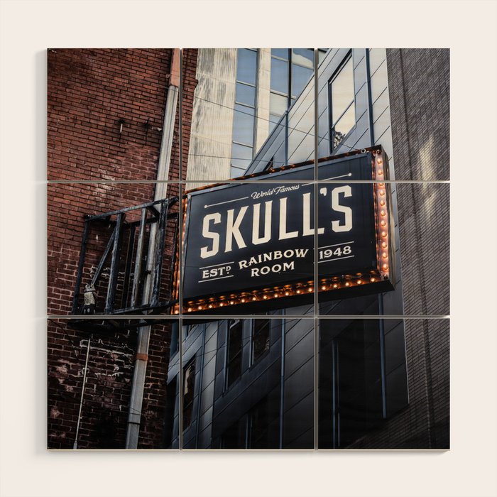 Skull's Rainbow Room Nashville Tennessee Wood Wall Art Gallery Image 1