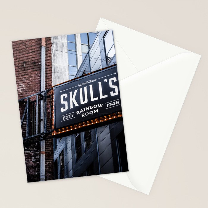 Skull's Rainbow Room Nashville Tennessee Stationery Card Gallery Image 2