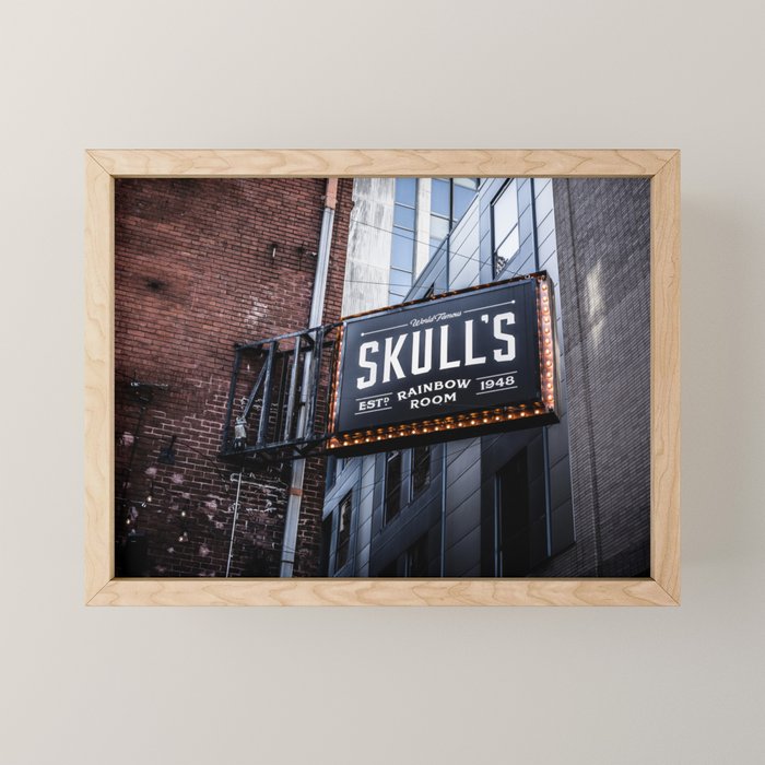 Skull's Rainbow Room Nashville Tennessee Mini Art Print Gallery Image 1