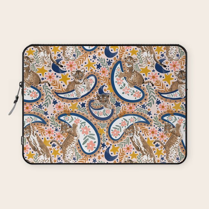 Leopard Cubs and Stars Laptop Sleeve Gallery Image 1