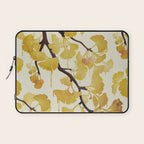O Ginkgo in Yellow Laptop Sleeve Gallery Image 1