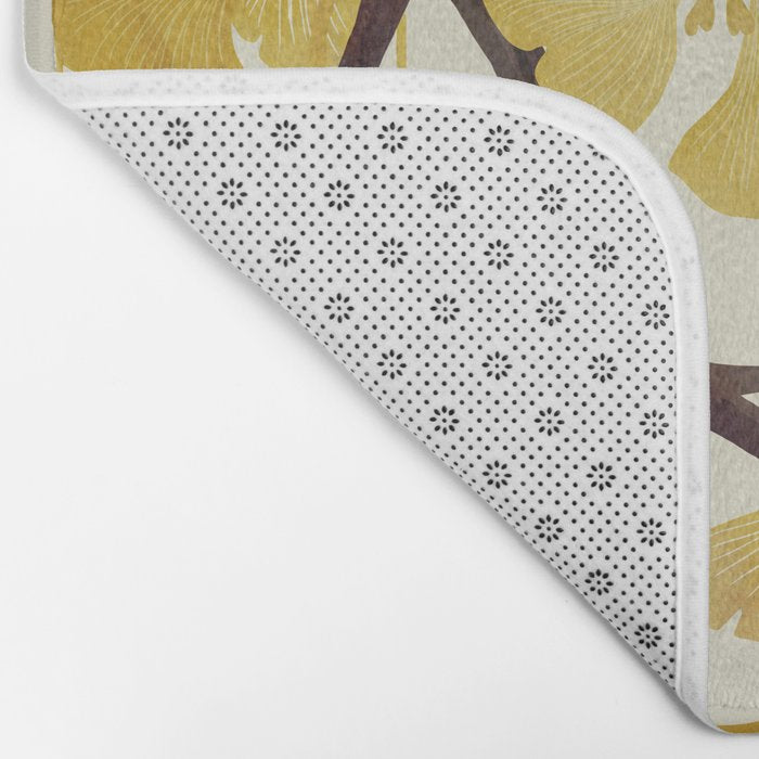 O Ginkgo in Yellow Bath Mat Gallery Image 2