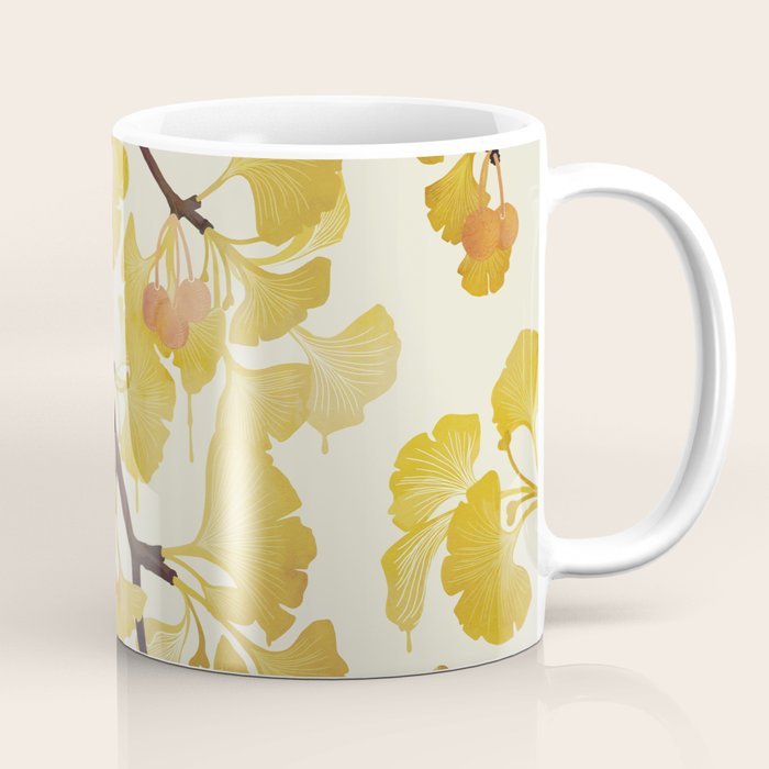 O Ginkgo in Yellow Coffee Mug Gallery Image 1