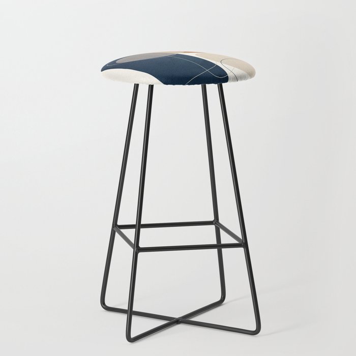 Spiraling Geometry 1 Stool Gallery Image 1
