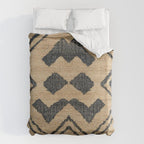 Traditional Moroccan Rug Design Duvet Cover Gallery Image 6