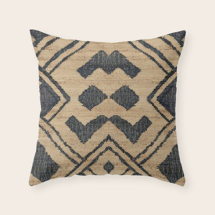 Traditional Moroccan Rug Design Throw Pillow Gallery Image 6