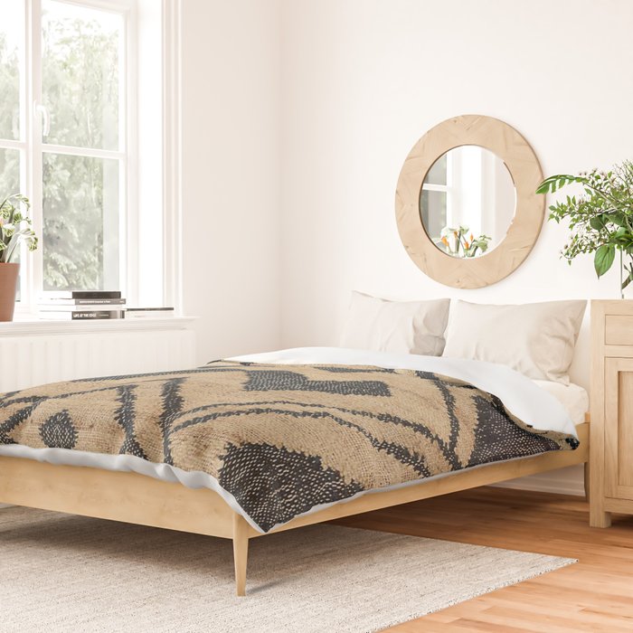 Traditional Moroccan Rug Design Duvet Cover Gallery Image 2