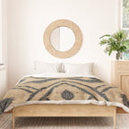 Traditional Moroccan Rug Design Duvet Cover Gallery Image 3