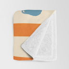 Modern Botanicals No. 1 Throw Blanket Gallery Image 3