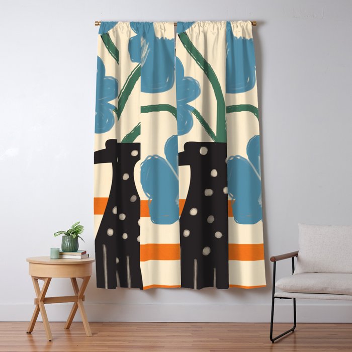 Modern Botanicals No. 1 Window Curtain Gallery Image 5
