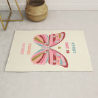 Every Day is a Fresh Start Butterfly Rug Gallery Image 1
