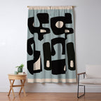 Modern Abstract Minimal Shapes 114 Window Curtain Gallery Image 5