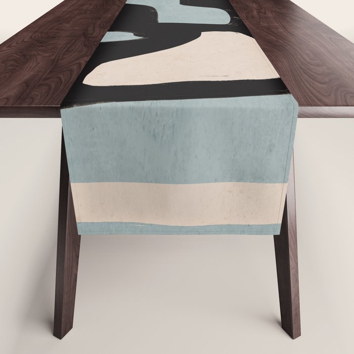 Modern Abstract Minimal Shapes 114 Table Runner Gallery Image 1