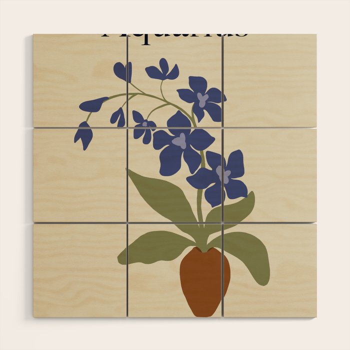 Aquarius Orchid  Wood Wall Art Gallery Image 1