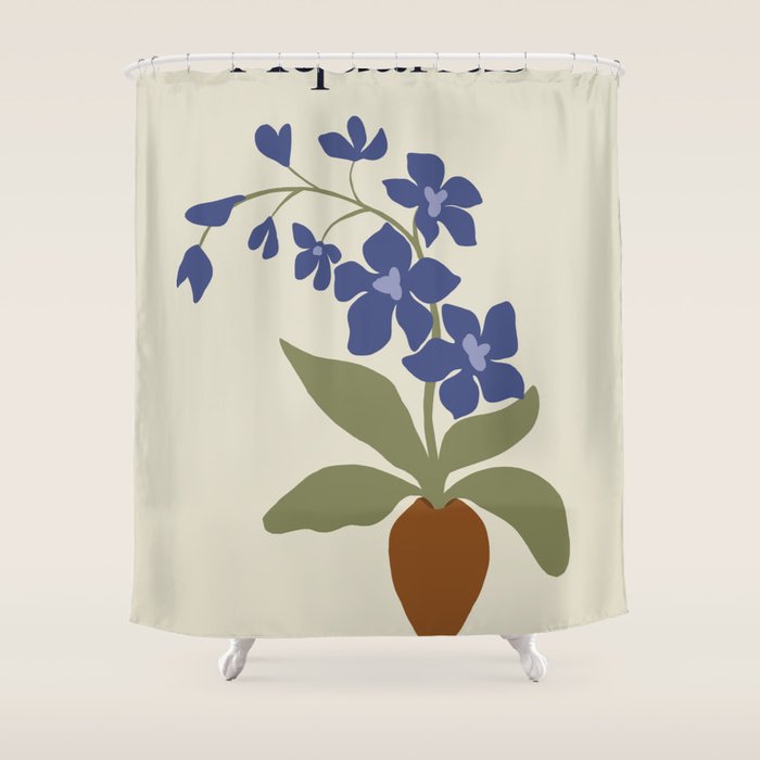 Aquarius Orchid  Shower Curtain Gallery Image 1