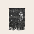 starry jellyfish (Black Version) Wall Hanging Gallery Image 1