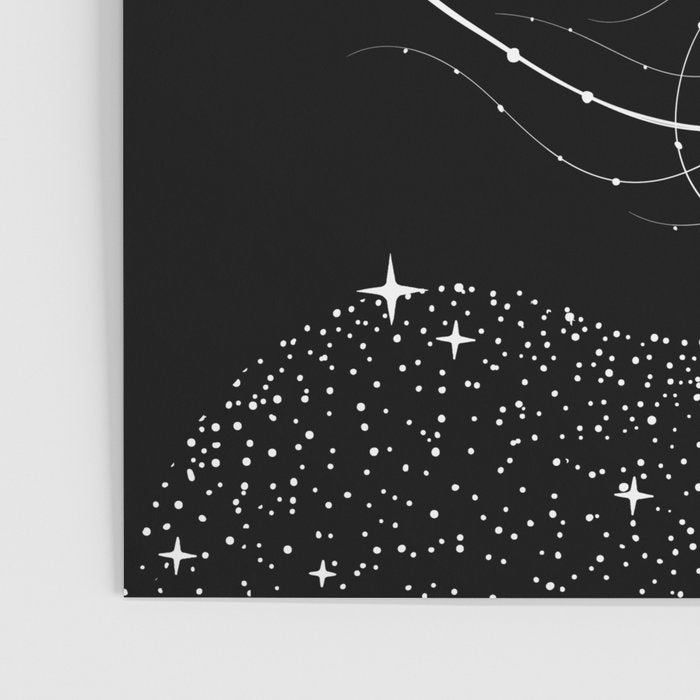 starry jellyfish (Black Version) Poster Gallery Image 3