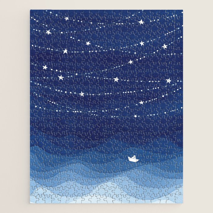 Garland of Stars IV, night sky Jigsaw Puzzle Gallery Image 1