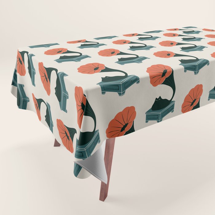 Grameowphone Tablecloth Gallery Image 1