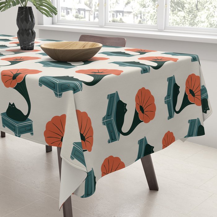 Grameowphone Tablecloth Gallery Image 3
