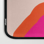 Curved Trajectories (Fuchsia Pink and Orange) Laptop Sleeve Gallery Image 3