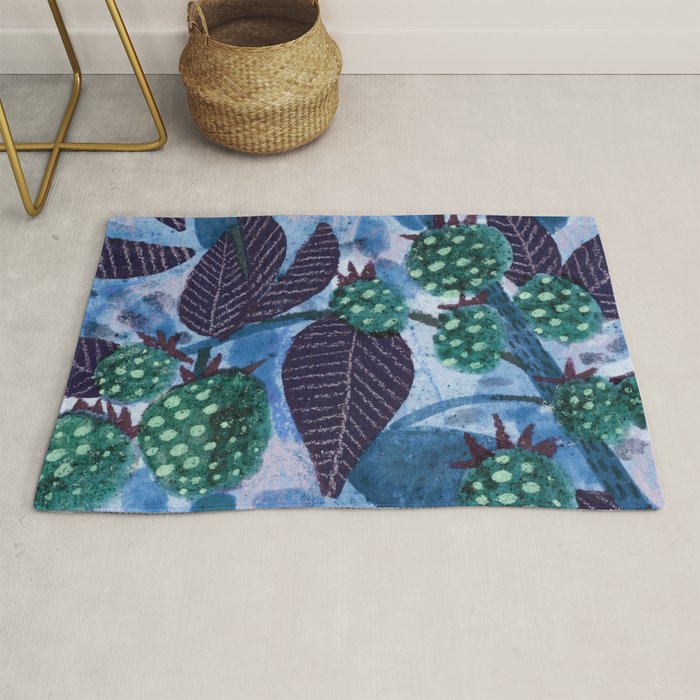In Season in Blue Raspberry & Teal Rug Gallery Image 1
