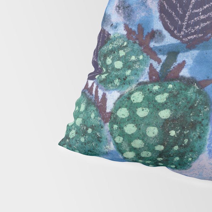 In Season in Blue Raspberry & Teal Pillow Sham Gallery Image 4