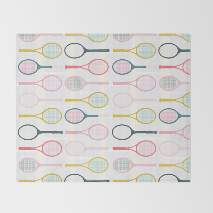 Tennis Team Throw Blanket Gallery Image 2