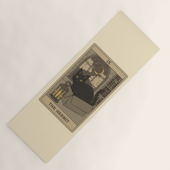 The Hermit - Cats Tarot Yoga Mat Gallery Image 1