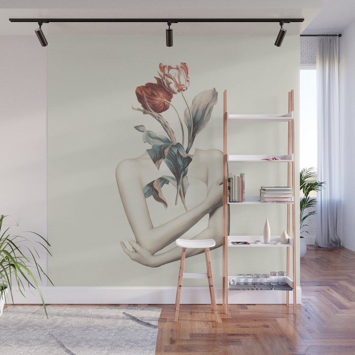 Inner beauty-collage Wall Mural Gallery Image 1