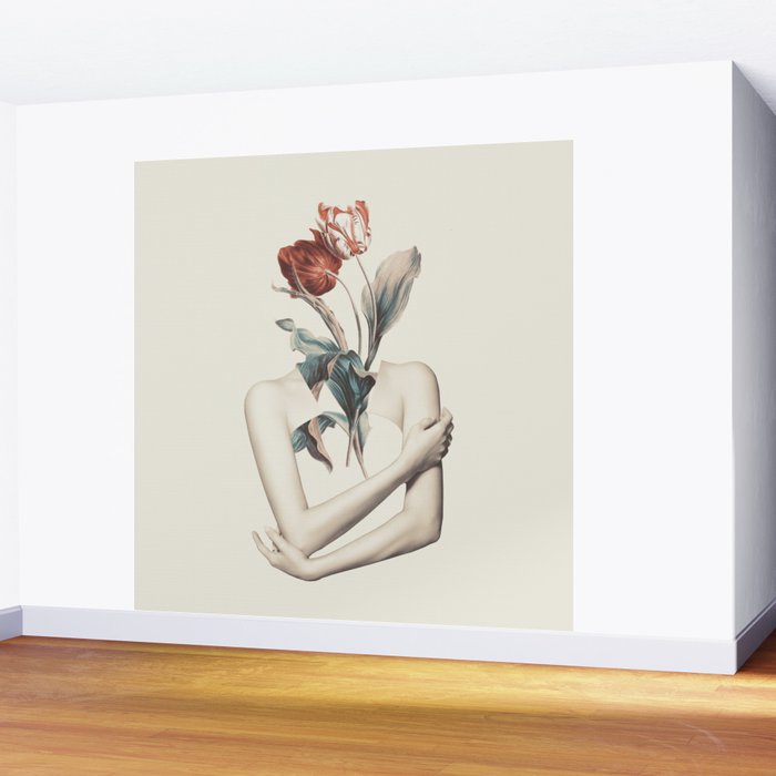 Inner beauty-collage Wall Mural Gallery Image 2