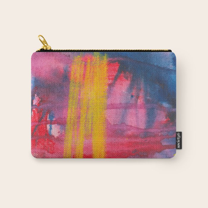 Color Play - abstract watercolor acrylic painting Carry All Pouch Gallery Image 1
