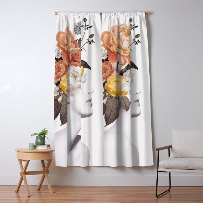 Floral beauty 7 Window Curtain Gallery Image 1