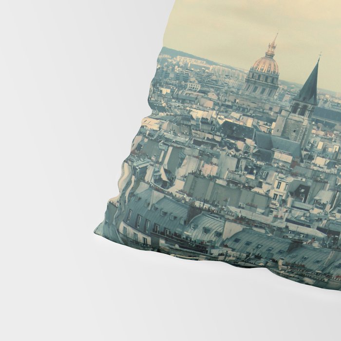 Paris In Blue Pillow Sham Gallery Image 4
