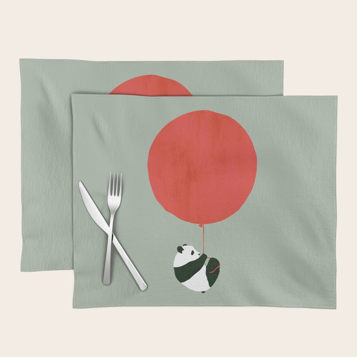 Traveling panda Placemat Gallery Image 1