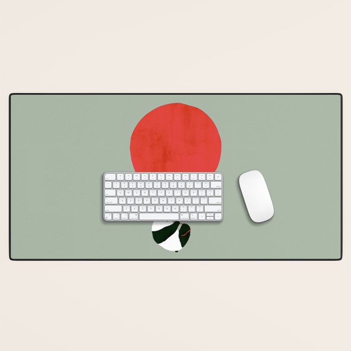 Traveling panda Desk Mat Gallery Image 1