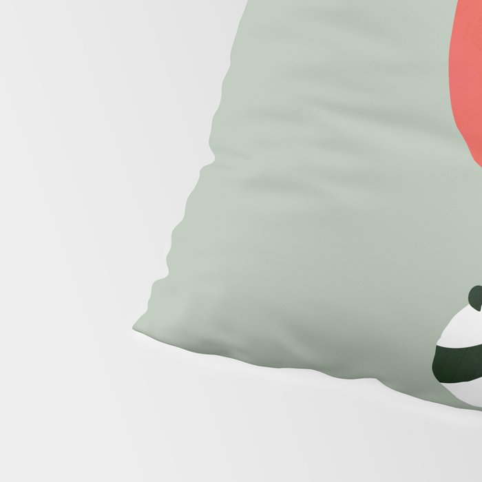 Traveling panda Pillow Sham Gallery Image 4