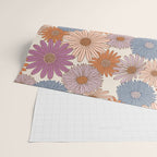 Boho Harvest Blooms - Cream Wrapping Paper Gallery Image 2