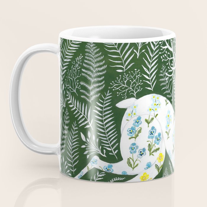 Spring Garden Deer Coffee Mug Gallery Image 3