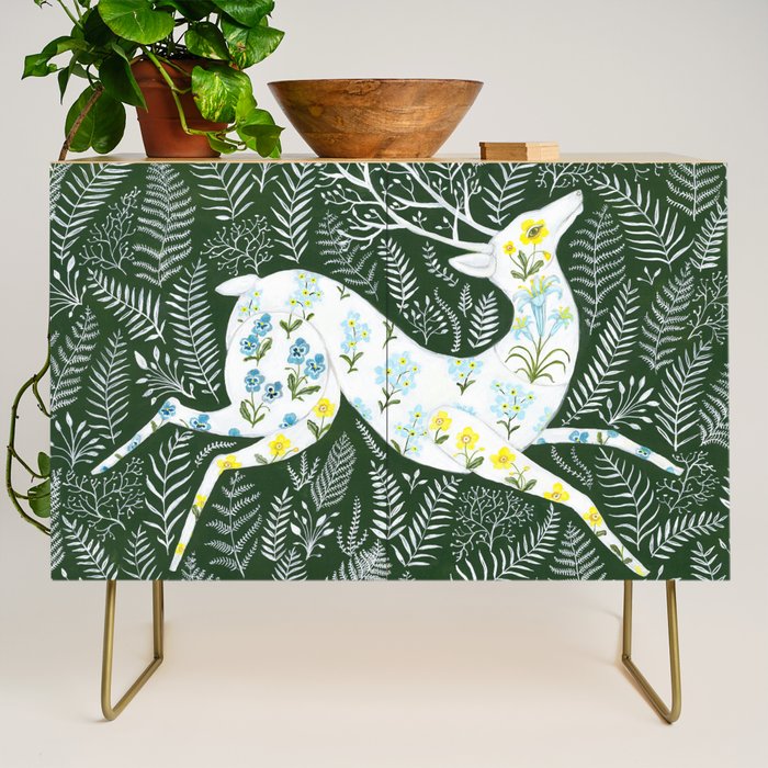 Spring Garden Deer Credenza Gallery Image 1