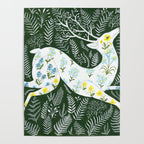 Spring Garden Deer Poster Gallery Image 4