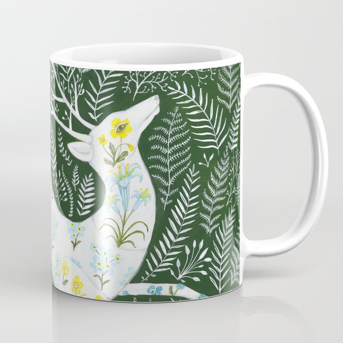 Spring Garden Deer Coffee Mug Gallery Image 1