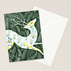 Spring Garden Deer Stationery Card Gallery Image 2