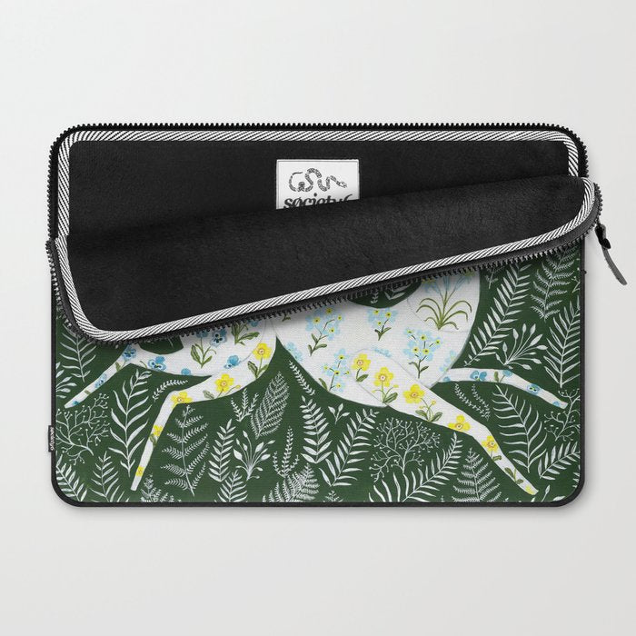 Spring Garden Deer Laptop Sleeve Gallery Image 2