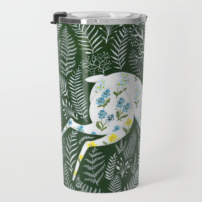Spring Garden Deer Travel Mug Gallery Image 3